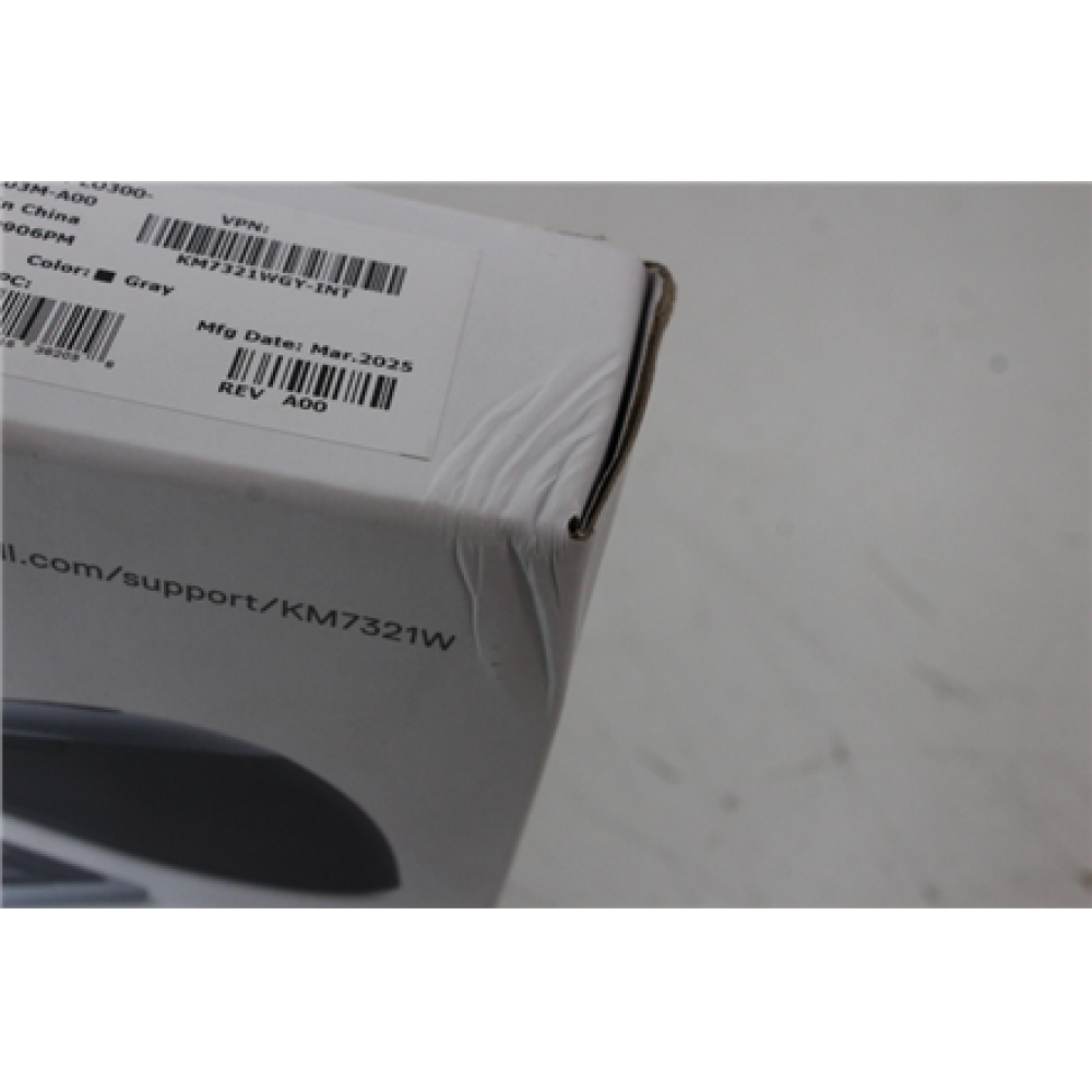 SALE OUT. Dell Keyboard and Mouse KM7321W Premier Multi-Device Wireless US/LT , Dell Premier Multi-Device Keyboard and Mouse , KM7321W , Keyboard and Mouse Set , Wireless , Batteries included , EN/LT , DAMAGED PACKAGING , Titan grey , Wireless connection