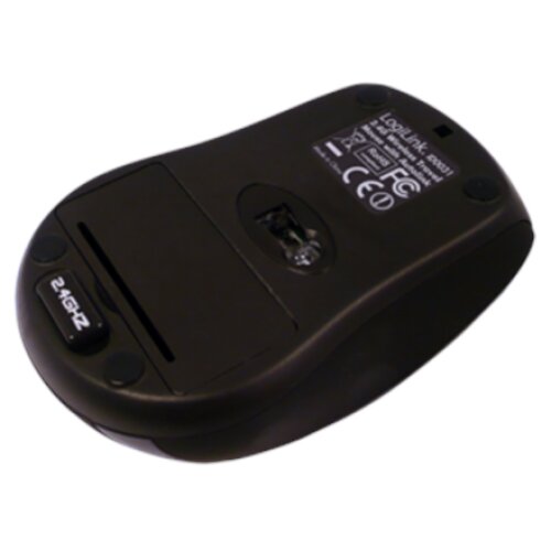 Logilink , Maus optisch Funk 2.4 GHz , wireless , 2.4GH wireless mini mouse with autolink , Black