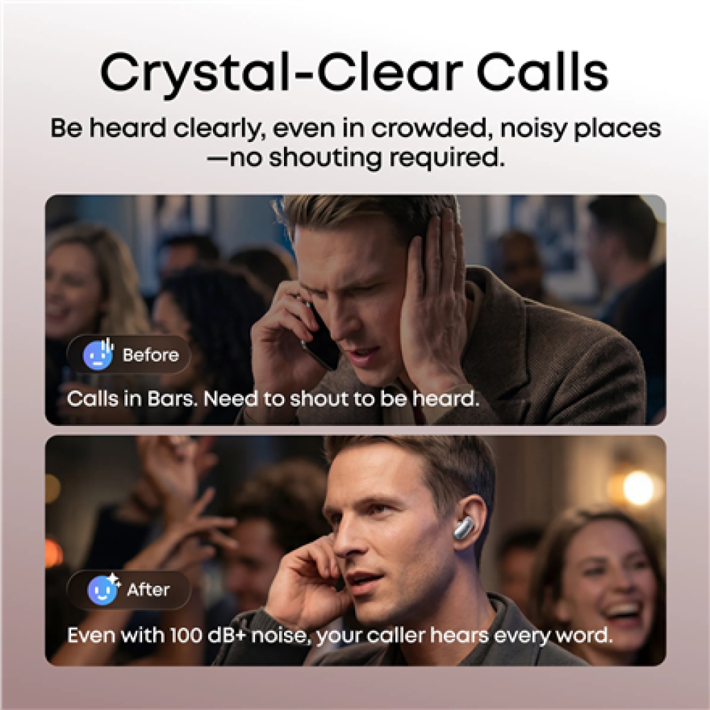 Anker Soundcore Liberty 5 Pro , In-ear , Microphone , Pearl White , Noise reduction , Earbuds , Wireless