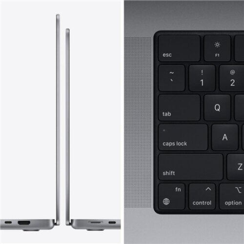 Apple MacBook Pro Space Gray 14.2 IPS Apple M1 Pro 16 GB SSD 1000 GB Apple M1 Pro 16-core GPU macOS 802.11 ax Bluetooth version 5.0 Keyboard language Nordic Keyboard backlit Warranty 12 month(s) Battery warranty 12 month(s)