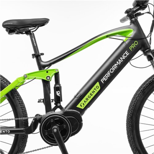 Argento Performance Pro, Mountain E-Bike, Warranty 24 month(s), Black/Green