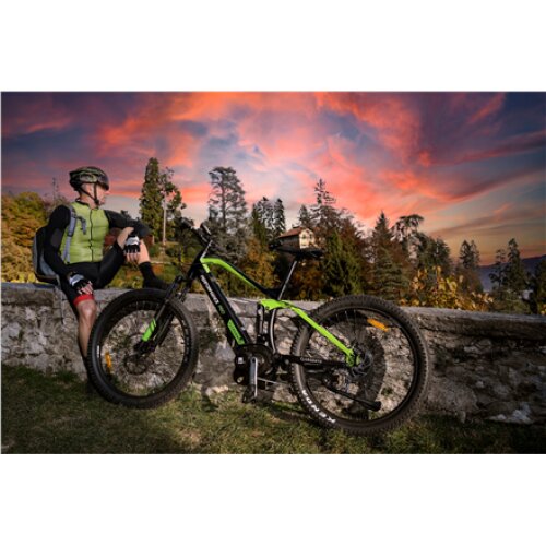 Argento Performance Pro, Mountain E-Bike, Warranty 24 month(s), Black/Green
