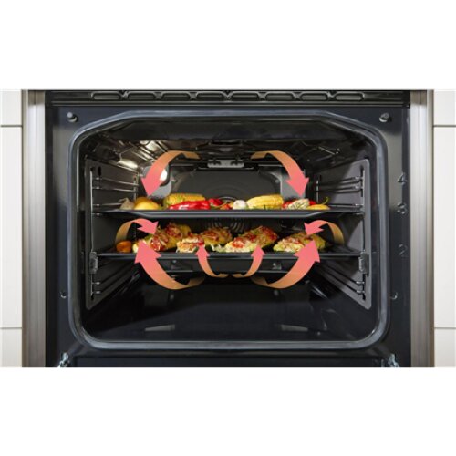 Gorenje Cooker MEKS5141B Hob type Gas Oven type Electric Black Width 50 cm Depth 59.4 cm 70 L
