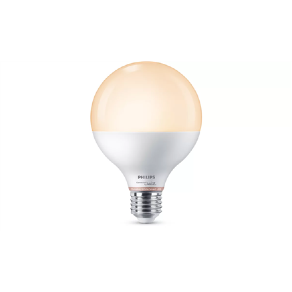 Philips Smart WFB 75W G95 827-65 TW 1PF/6 , E27 , 11 W , Warm to cool white light , Bluetooth, Wi-Fi