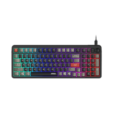 MSI FORGE GK110 US , Gaming keyboard , Wired , US , Black , USB 2.0 , Membrane