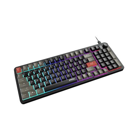MSI FORGE GK110 US , Gaming keyboard , Wired , US , Membrane , Black