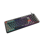 MSI FORGE GK110 US , Gaming keyboard , Wired , US , Black , USB 2.0 , Membrane