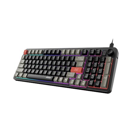MSI FORGE GK110 US , Gaming keyboard , Wired , US , Membrane , Black