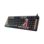 MSI FORGE GK110 US , Gaming keyboard , Wired , US , Black , USB 2.0 , Membrane