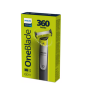 Philips , Face and Body Shaver , QP2834/20 OneBlade 360 , Operating time (max) 60 min , Wet & Dry , Lithium Ion , Black/Green