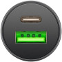 Goobay Dual-USB Car Fast Charger USB-C PD (Power Delivery), 45 W , 61739