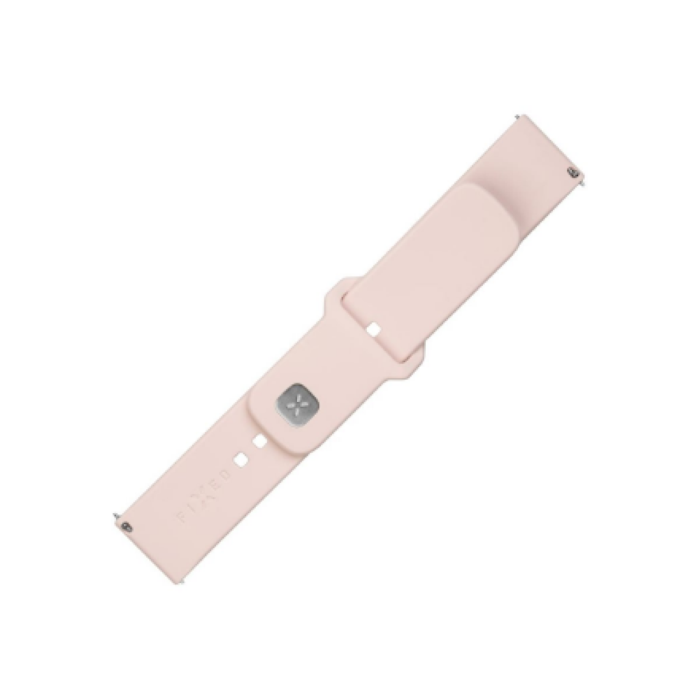 Fixed , Sporty Strap Set with Quick Release 20mm for Smartwatch , 160-235 mm , Pink , Silicone