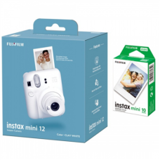 Fujifilm , MP , x , Caly White , 800 , Instax Mini 12 Camera + Instax Mini Glossy (10pl)