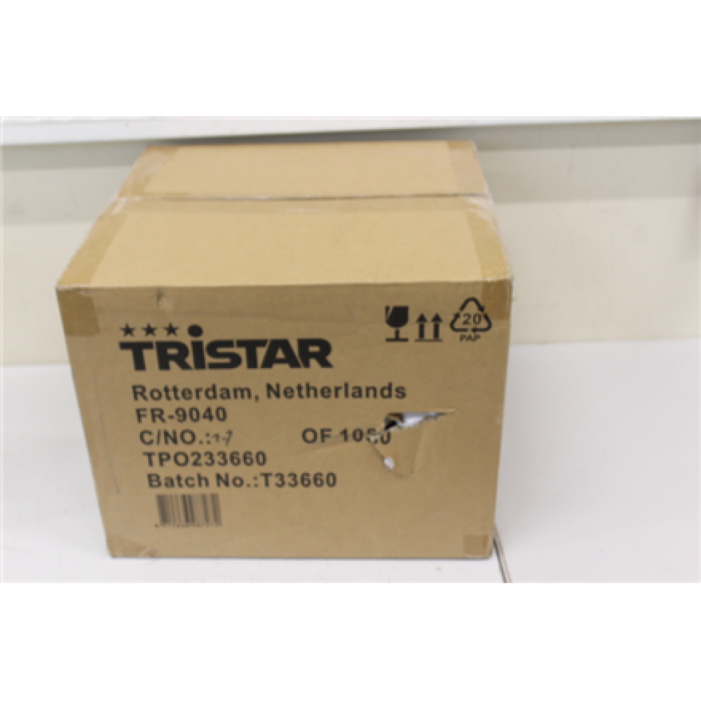 SALE OUT. Tristar FR-9040 Double Basket Airfryer, 8 L, Black , Tristar , Double Basket Airfryer , FR-9040 , Power 2700 W , Capacity 8 L , Black , DAMAGED PACKAGING