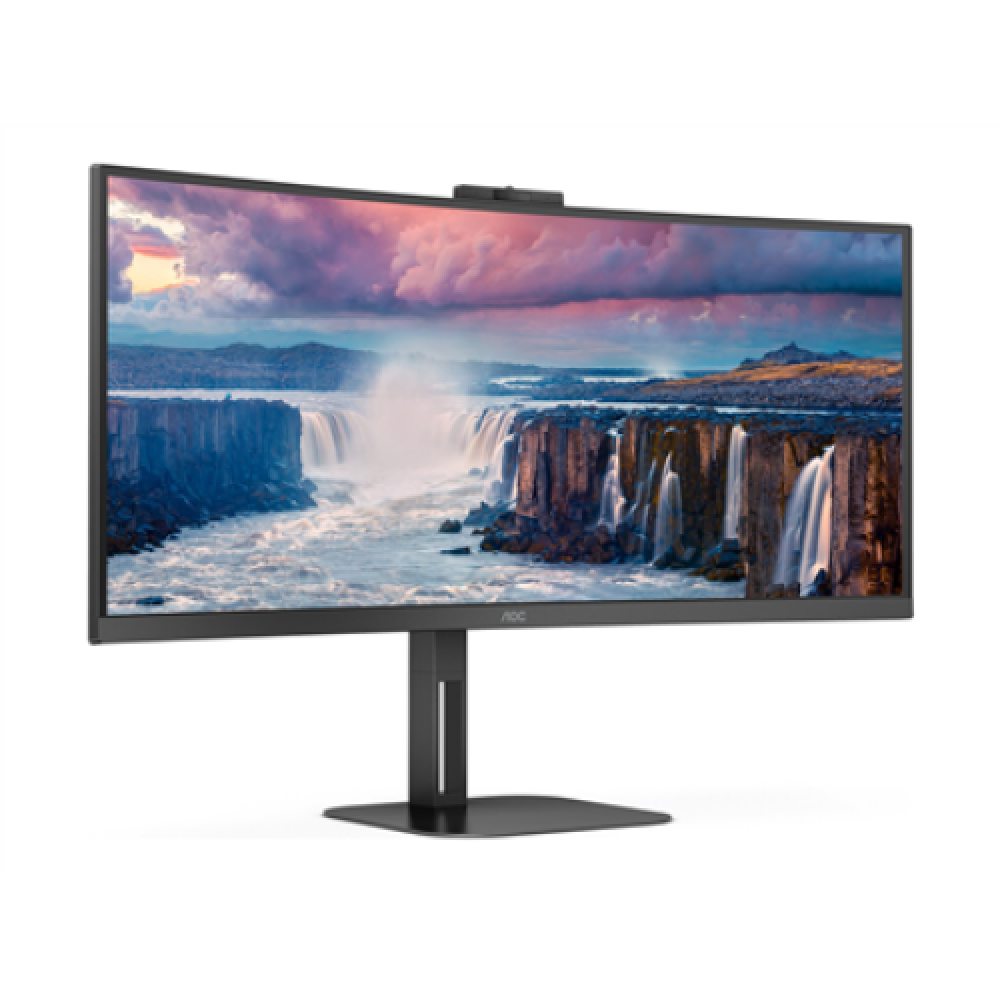 AOC CU34V5CW/BK , 34 , VA , 21:9 , 100 Hz , 4 ms , 3440 x 1440 pixels , HDMI ports quantity 1