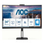 AOC , CU34V5CW/BK , 34 , VA , 21:9 , 100 Hz , 4 ms , 3440 x 1440 pixels , HDMI ports quantity 1