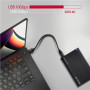 AXAGON USB-C 10Gbps RIBBED Box , EE25-GTR