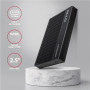 AXAGON USB-C 10Gbps RIBBED Box , EE25-GTR