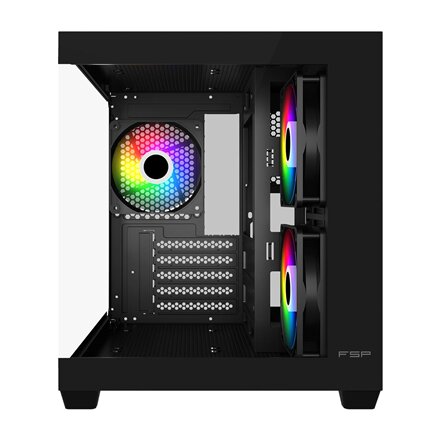 FSP Case , S140-BA , Mini-ITX, uATX(M-ATX) , Black