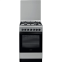 INDESIT Cooker IS5G5PHX/E Hob type Gas Oven type Electric Stainless steel Width 50 cm Grilling 60 L Depth 60 cm