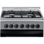 INDESIT Cooker IS5G5PHX/E Hob type Gas Oven type Electric Stainless steel Width 50 cm Grilling 60 L Depth 60 cm