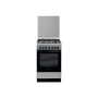 INDESIT Cooker IS5G5PHX/E Hob type Gas Oven type Electric Stainless steel Width 50 cm Grilling 60 L Depth 60 cm