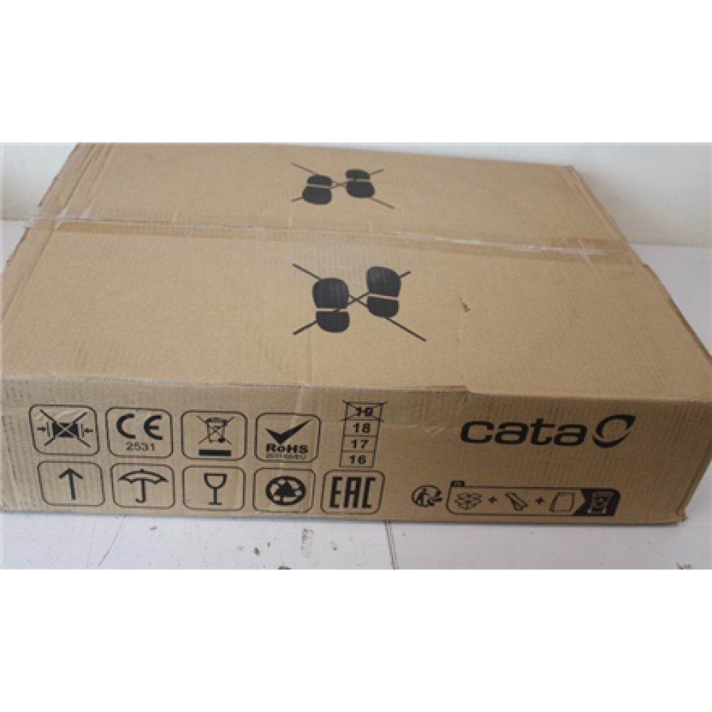 SALE OUT. CATA LCI 6031 BK Gas Hob, 4 burners, Width 64cm, Black , CATA Hob , LCI 6031 B , Gas on glass , Number of burners/cooking zones 4 , Rotary knobs , Black , DAMAGED PACKAGING