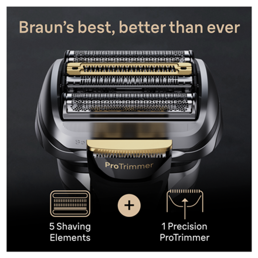 Braun , Shaver , 9515S Series 9 Pro+ , Operating time (max) 60 min , Wet & Dry , Lithium Ion