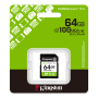 Kingston Select Plus , 64 GB , SD , Flash memory class Class 10, UHS-I, U1/U3, Video Class 10/30