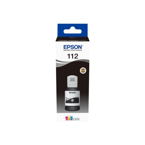 Epson 112 EcoTank Pigment , C13T06C14A , Ink Bottle , Black