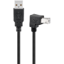 Goobay , USB 2.0 Hi-Speed Cable 90° , USB to USB