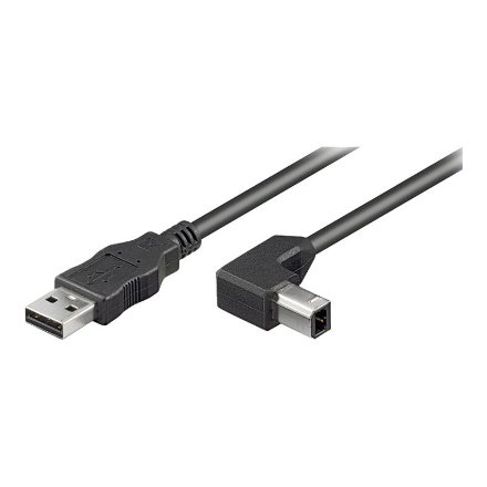 Goobay , USB 2.0 Hi-Speed Cable 90° , USB to USB
