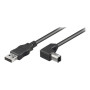 Goobay , USB 2.0 Hi-Speed Cable 90° , USB to USB