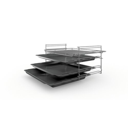Bosch , Cooker , HKR39A250U , Hob type Vitroceramic , Oven type Electric , Stainless steel , Width 60 cm , Depth 60 cm , Electronic ignition , Grilling , LED , Energy efficiency class A , 66 L
