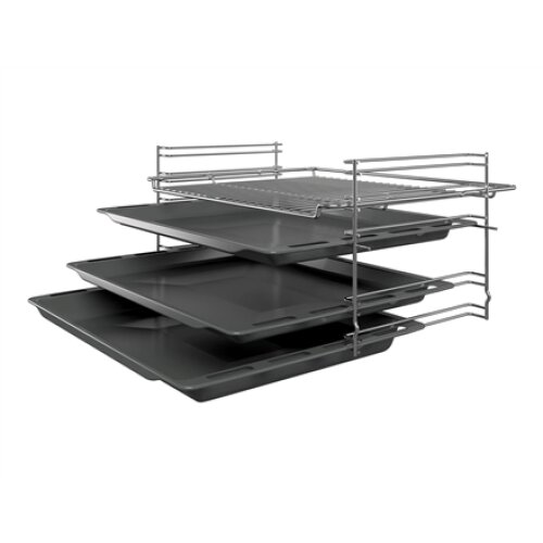 Bosch , Cooker , HKR39A250U , Hob type Vitroceramic , Oven type Electric , Stainless steel , Width 60 cm , Depth 60 cm , Electronic ignition , Grilling , LED , Energy efficiency class A , 66 L