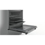 Bosch , Cooker , HKR39A250U , Hob type Vitroceramic , Oven type Electric , Stainless steel , Width 60 cm , Depth 60 cm , Electronic ignition , Grilling , LED , Energy efficiency class A , 66 L