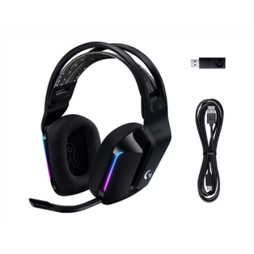Logitech , G G733 , Gaming Headset , Wireless , Over-Ear , Noise canceling , Wireless , Black