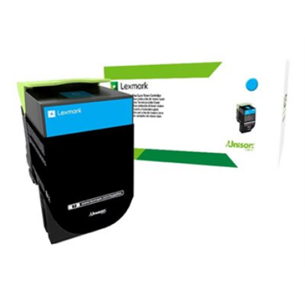 Lexmark 80C2HCE , 802HCE Cyan High Yield Corporate Cartridge (3k) , Cartridge , Cyan