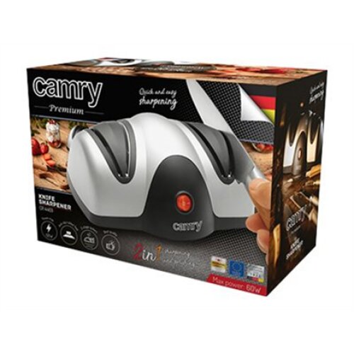 Camry , Knife sharpener , CR 4469 , Electric , Black/Silver , 60 W , 2