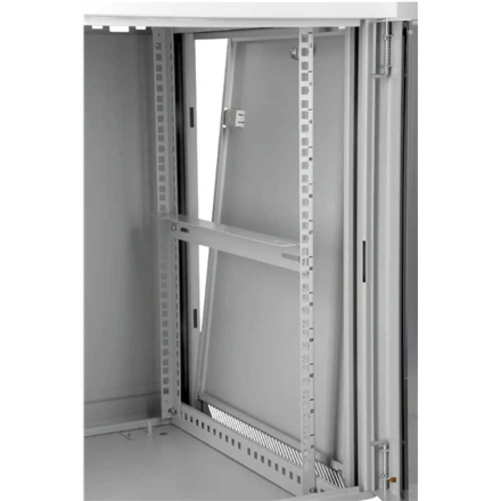 SOMI Networks , 27U, 19″ Network Wall Cabinet , 27U-60/45FPC , Gray , With Front Glass Doors; Unassembled , Depth: 45 cm