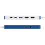 Hyper HyperDrive Flex 9 Port Dual 4K HDMI Dock, White/Blue , HD4103BUGL , HDMI ports quantity 2