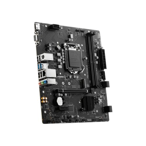 MSI , PRO H510M-B , Processor family Intel , Processor socket LGA1200 , DDR4 DIMM , Memory slots 2 , Supported hard disk drive interfaces SATA, M.2 , Number of SATA connectors 4 , Chipset Intel H470 , mATX