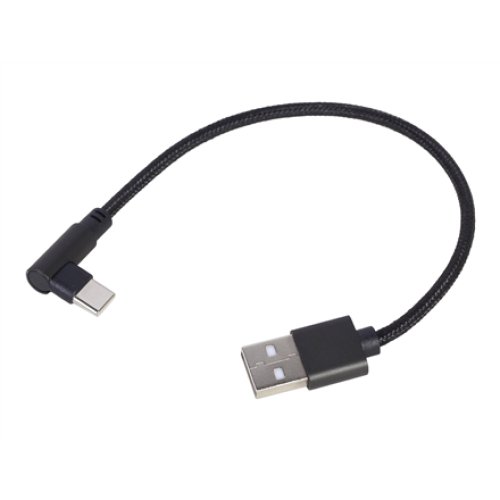 Cablexpert , Angled USB Type-C charging and data cable , CC-USB2-AMCML-0.2M