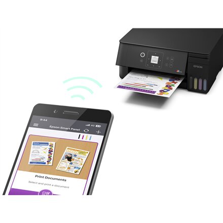 Epson EcoTank , L3361 , Inkjet , Colour , Multifuction Printer , A4 , Wi-Fi , Black