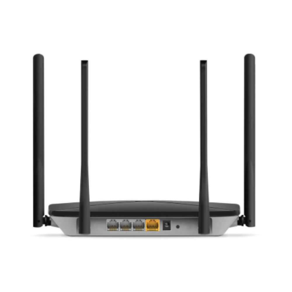 AC12G AC1300 Wireless Dual Band Gigabit Router , AC12G , 802.11ac , 400+867 Mbit/s , 10/100/1000 Mbit/s , Ethernet LAN (RJ-45) ports 3 , Mesh Support No , MU-MiMO Yes , No mobile broadband , Antenna type 4xFixed , No