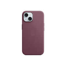 Apple iPhone 15 FineWoven Case with MagSafe - Mulberry , Apple , iPhone 15 FineWoven Case with MagSafe , Case with MagSafe , Apple , Apple iPhone 15 , Microtwill, FineWoven , Mulberry