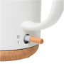 Adler Electric Kettle , AD 1304 , Electric , 1200 W , 1 L , Ceramic , 360° rotational base , White