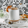 Adler Electric Kettle , AD 1304 , Electric , 1200 W , 1 L , Ceramic , 360° rotational base , White
