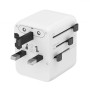 Gembird Universal travel power adapter , TPA-1A2C20-01-W , Travel Adapter , 20 W