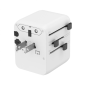 Gembird TPA-1A2C20-01-W Universal travel power adapter, 20 W, white , Gembird